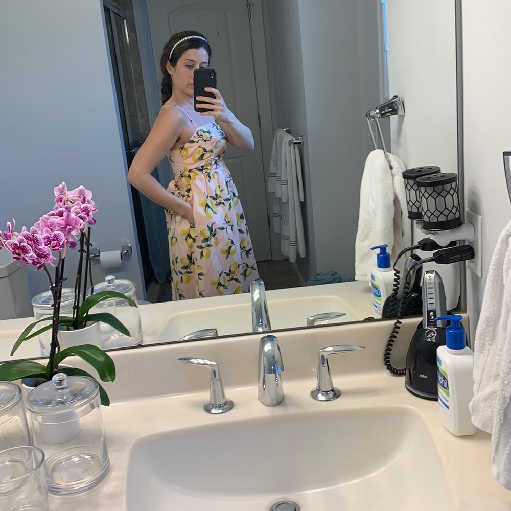 Pink lemon sundress